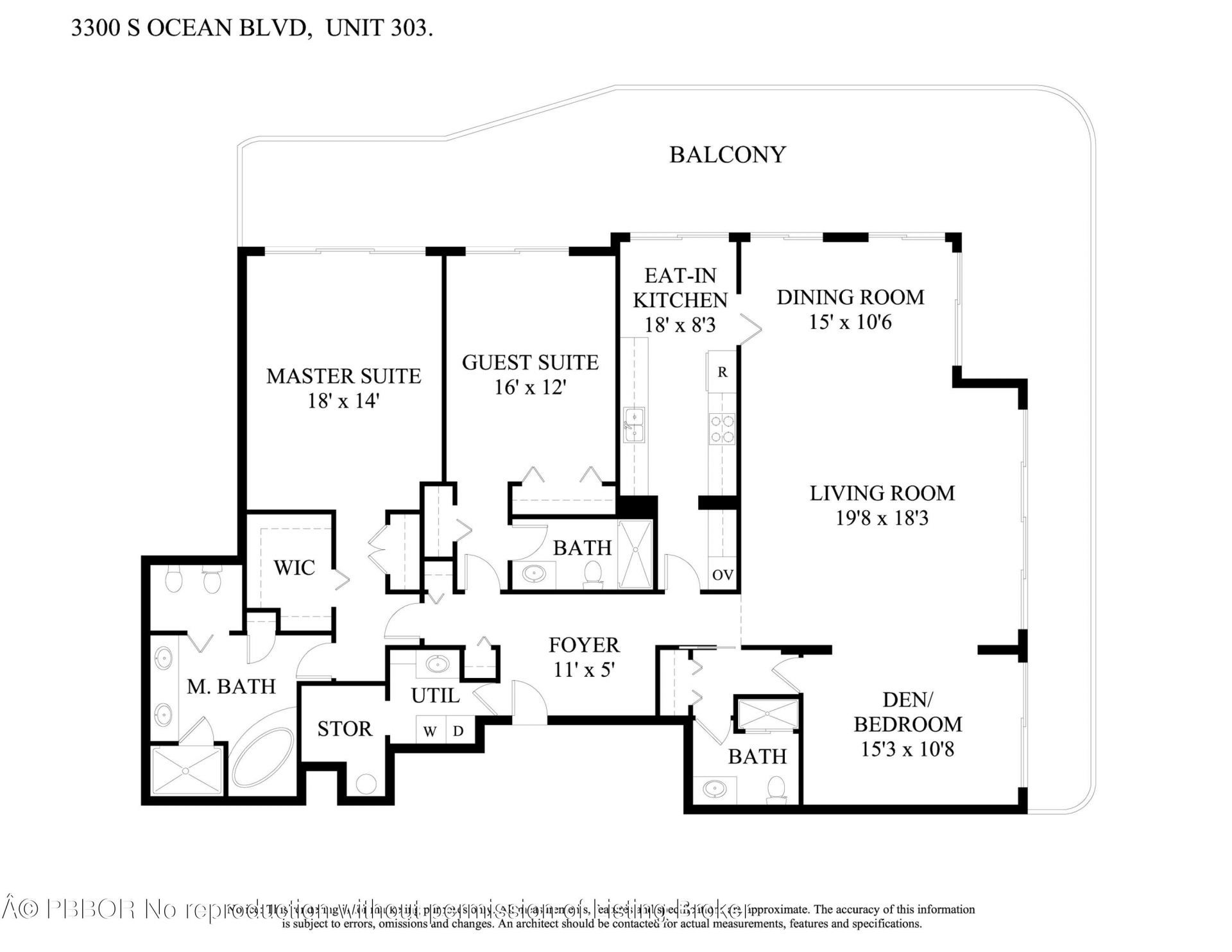 3300 S Ocean Boulevard, Unit 303n, Palm Beach, FL 33480 Photo