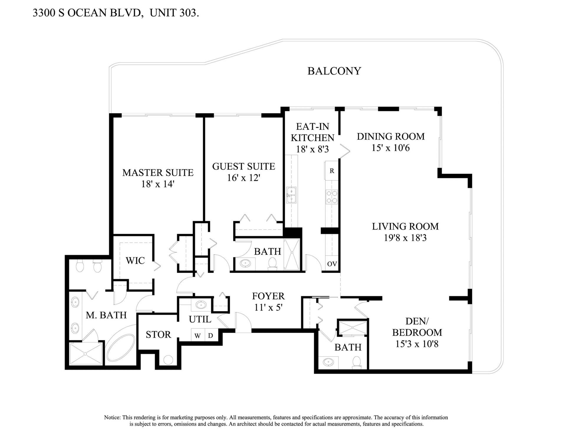 3300 S Ocean Boulevard, Unit 303N, Palm Beach, FL 33480 Photo