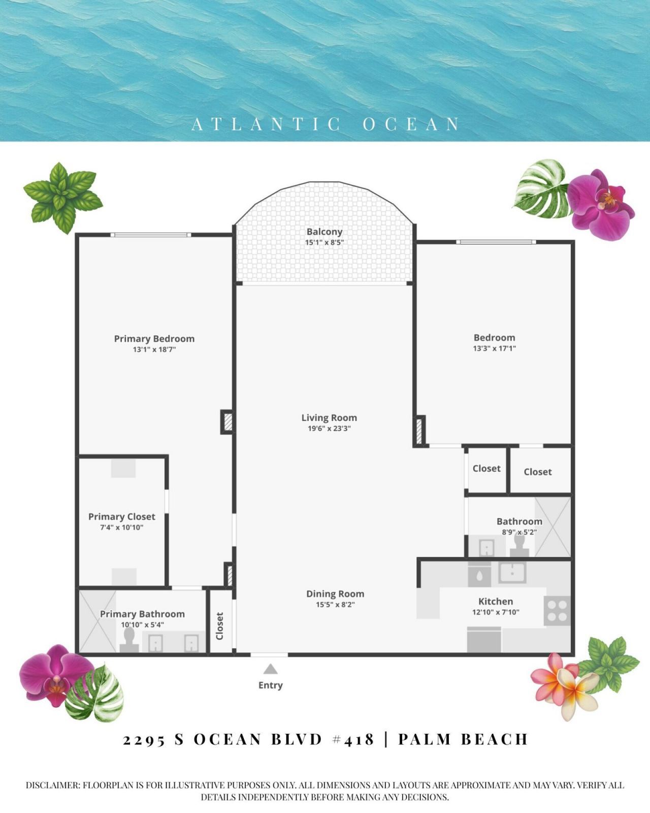2295 S Ocean Boulevard, Unit 418, Palm Beach, FL 33480 Photo