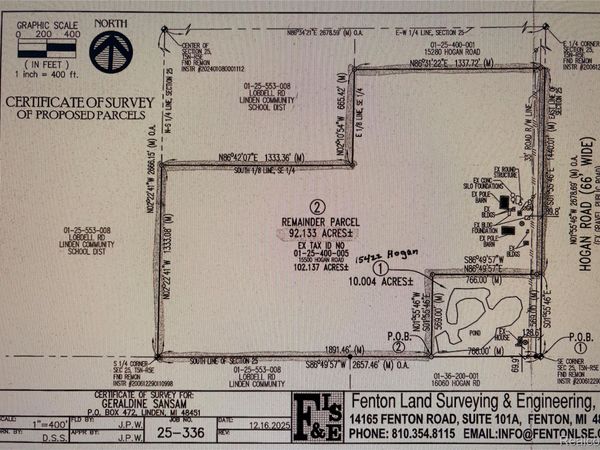 15422 Hogan Road, Argentine Township, Mi 48451