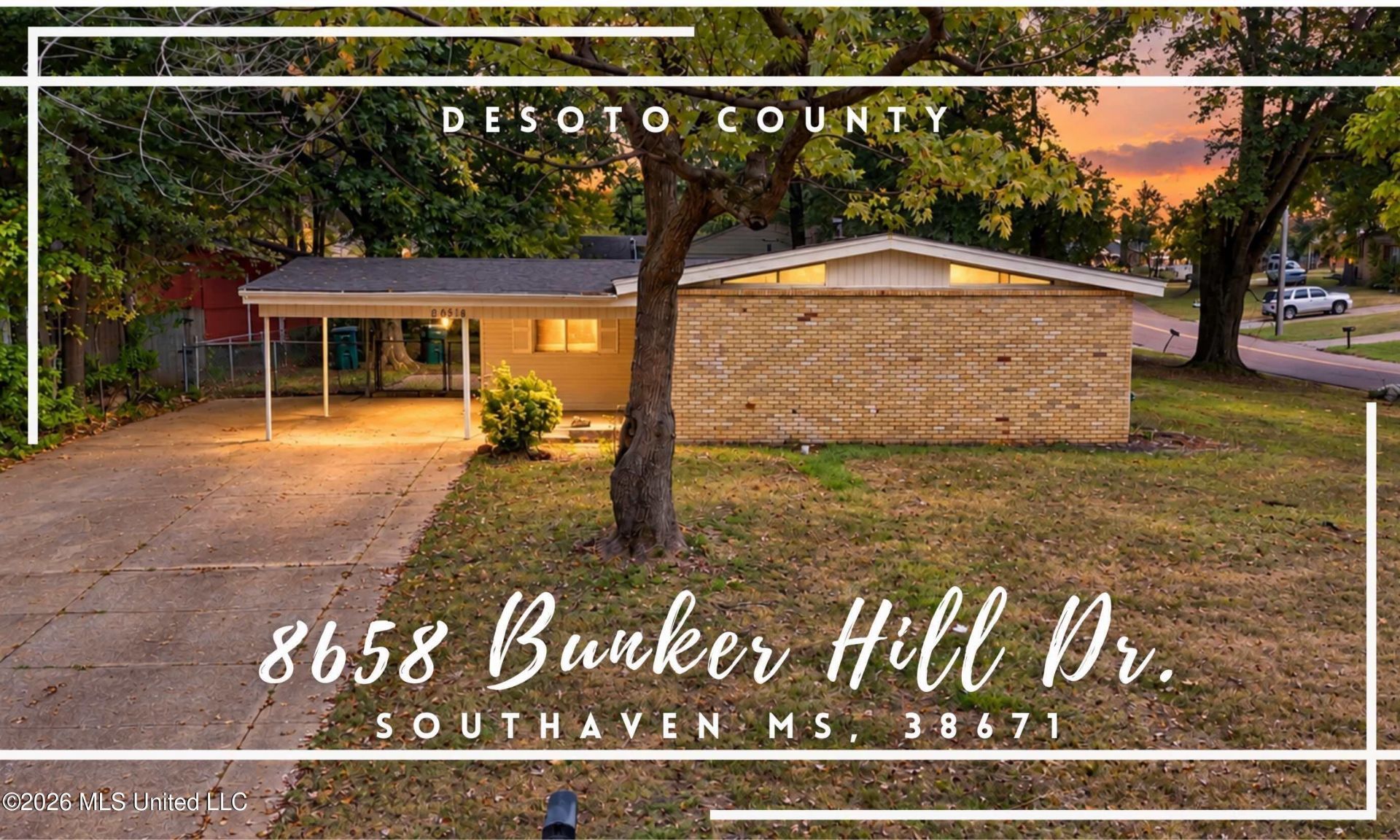 8658 Bunker Hill Drive Southaven, MS 38671