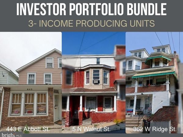 3 UNITS - MULTIPLE ADDRESSES , LANSFORD, PA 18232