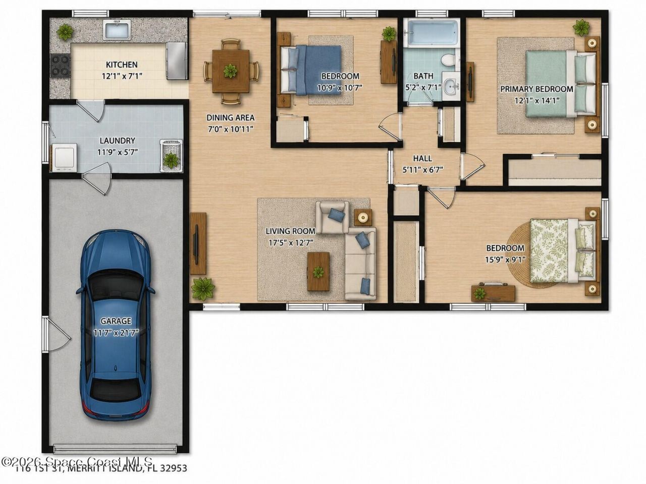 116 1st Street , Merritt Island, FL 32953 Photo