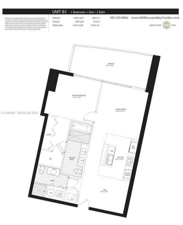 900 Biscayne Blvd , Unit 3607, Miami, FL 33132 Photo