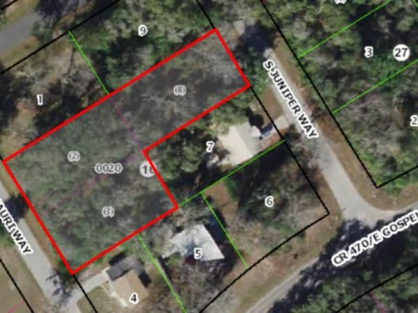 lot 8 S JUNIPER WAY , INVERNESS, FL 34450