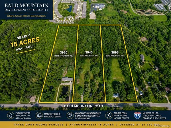 3896 3920 3940 Bald Mountain Road, Auburn Hills, Mi 48326