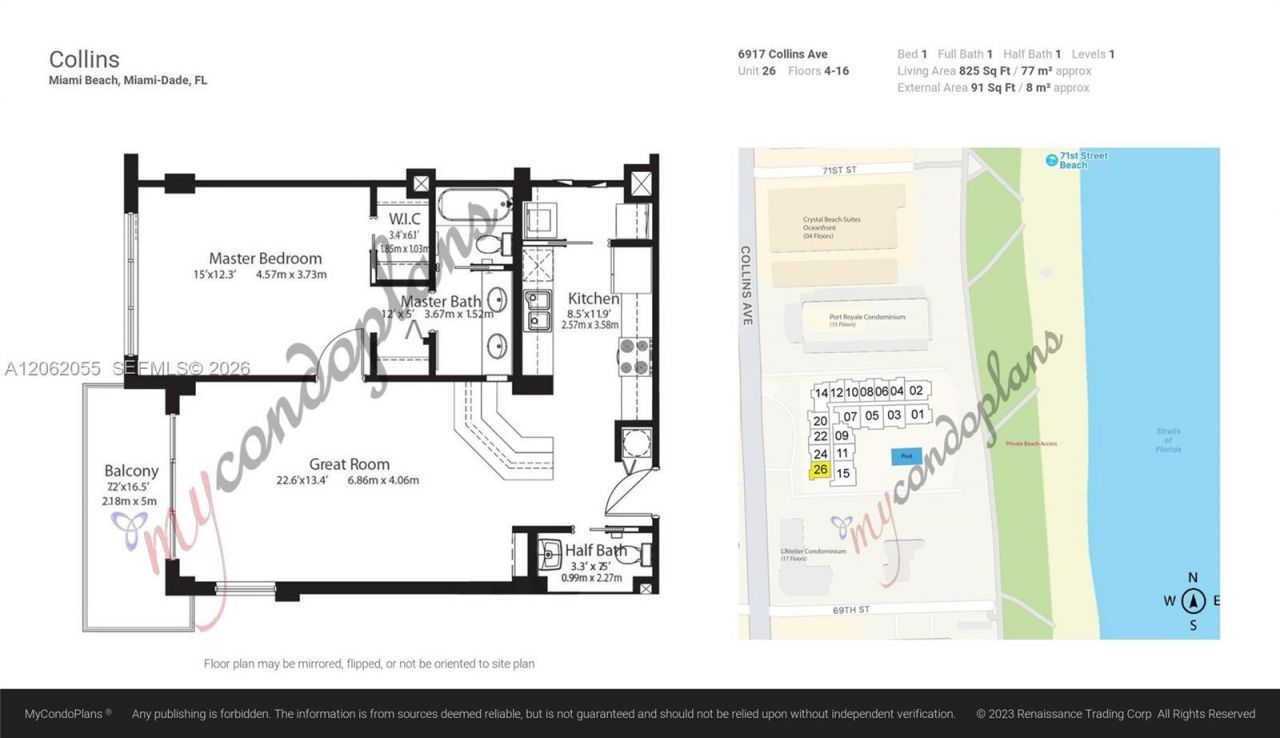 6917 Collins Ave, Unit 1026, Miami Beach, FL 33141 Photo