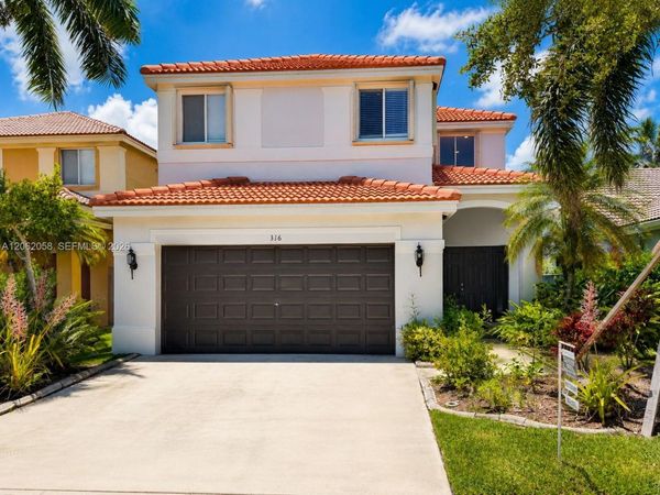 316 Conservation Dr , Unit -, Weston, FL 33327