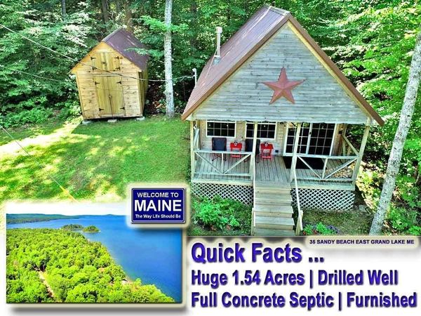 35 Sandy Beach Road , Danforth, ME 04424