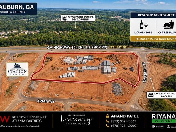 0 HILL'S SHOP RD , Auburn, GA 30011