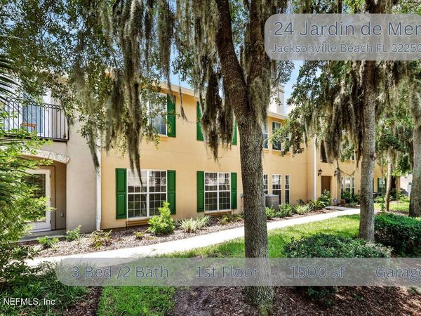 24 JARDIN DE MER Place, Unit 24, Jacksonville Beach, FL 32250