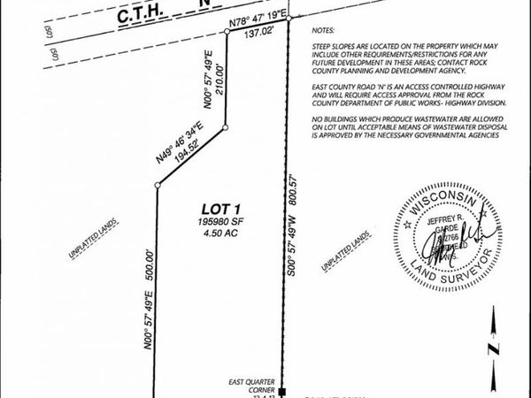 E County N Road, Milton, WI 53563