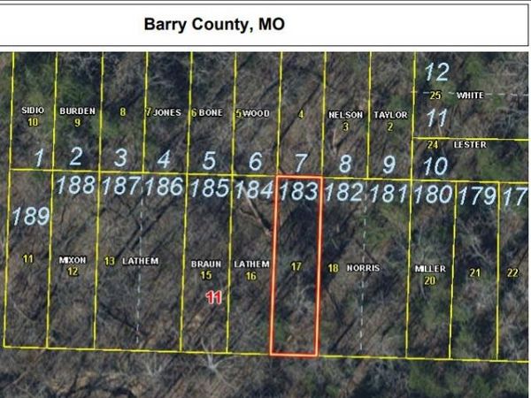 Lot 183- Big Creek , Shell Knob, MO 65747
