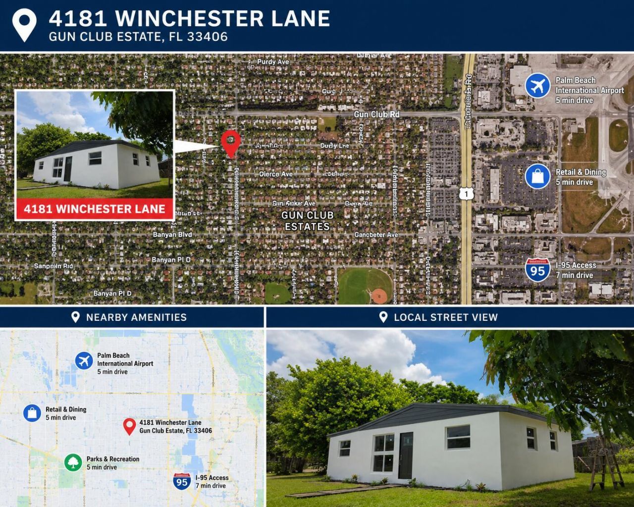 4181 Winchester Lane, Gun Club Estates, FL 33406 Photo