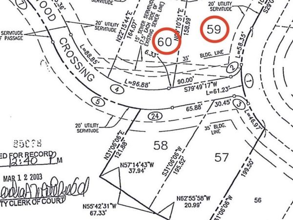 Lots 59 & 60 Oakley Ln, St Francisville, LA 70775