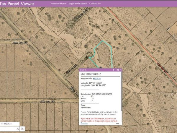 Lime (U7 B76 L85) Place NW, Rio Rancho, NM 87144