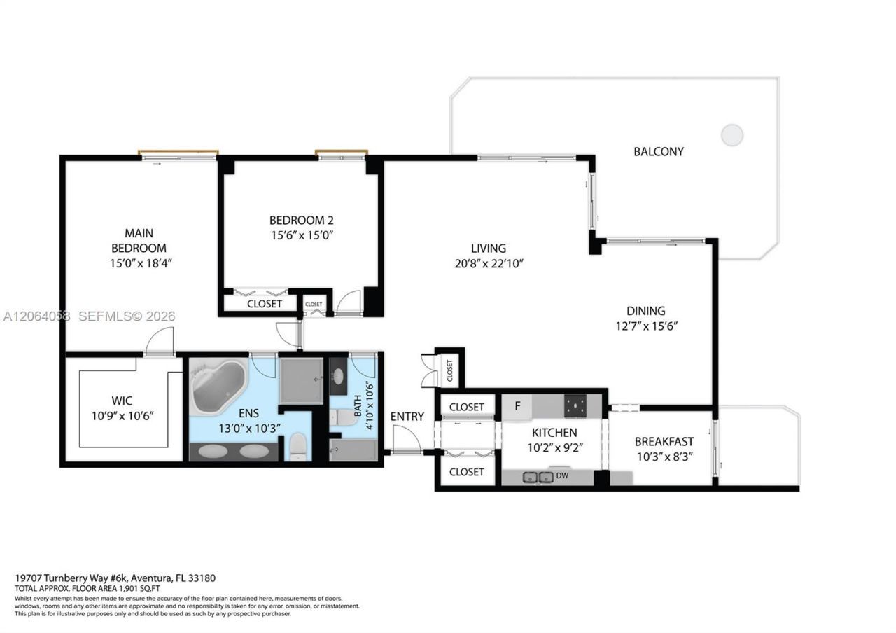 19707 Turnberry Way , Unit 6K, Aventura, FL 33180 Photo