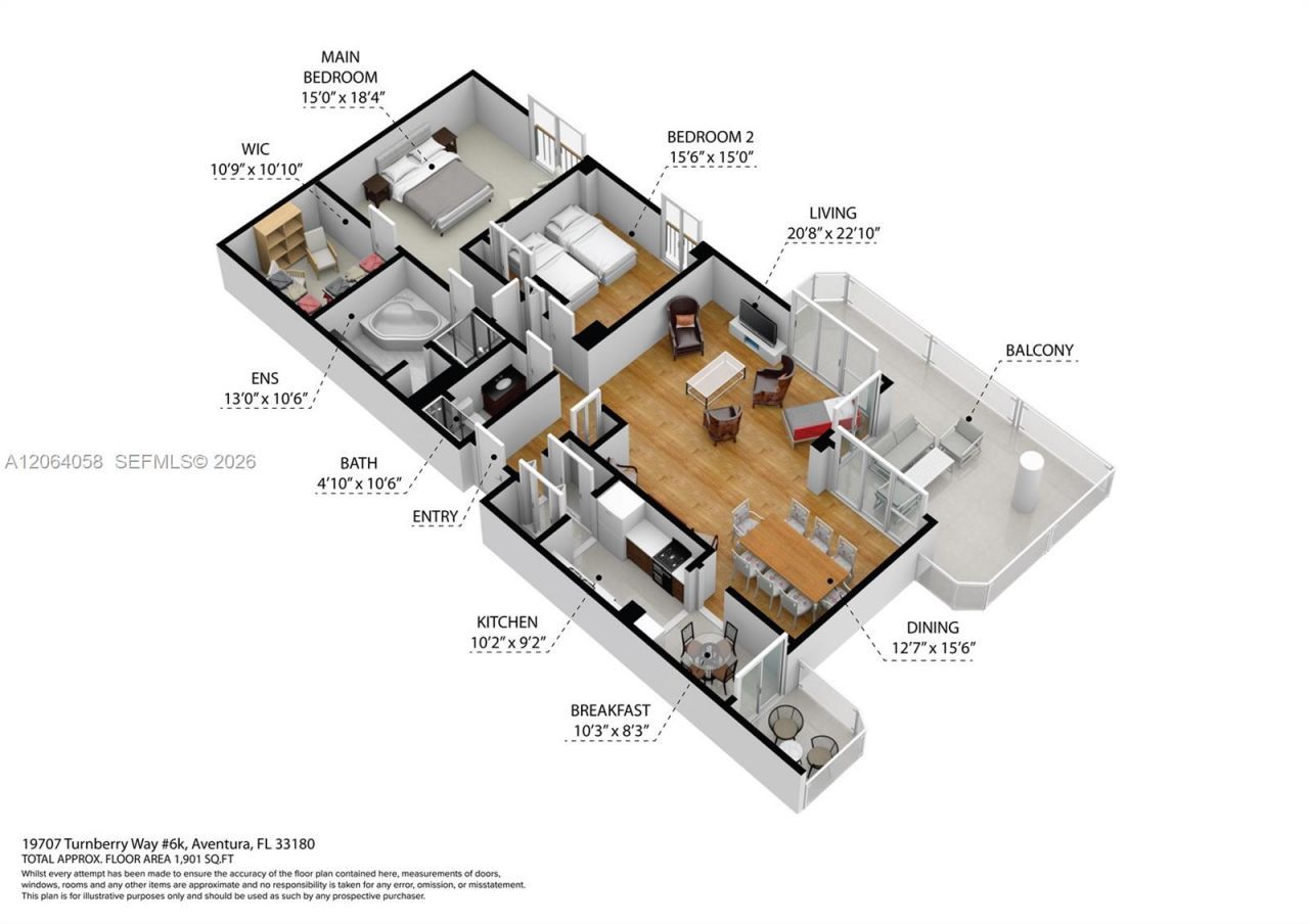 19707 Turnberry Way , Unit 6K, Aventura, FL 33180 Photo