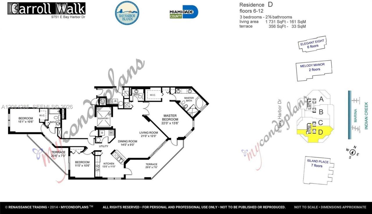 9751 E Bay Harbor Dr , Unit 8D, Bay Harbor Islands, FL 33154 Photo
