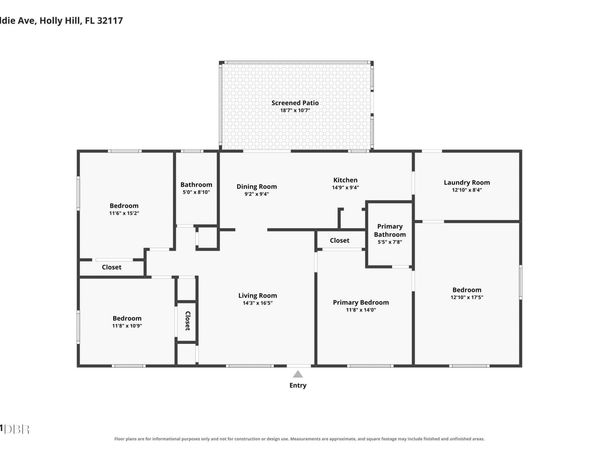 294 Eddie Avenue, Holly Hill, FL 32117