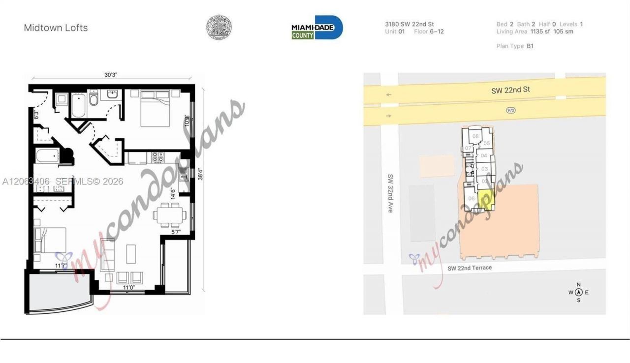 3180 SW 22nd Ter , Unit 601, Miami, FL 33145 Photo