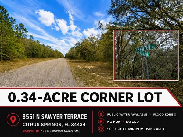 8551 N SAWYER TERRACE , CITRUS SPRINGS, FL 34434
