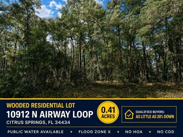10912 N AIRWAY LOOP , CITRUS SPRINGS, FL 34434
