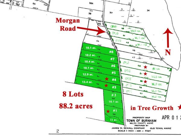 8 Lots Morgan Road , Burnham, ME 04922
