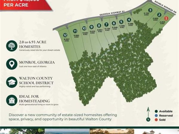 7059 Hwy 81 - Tract 3 , Monroe, GA 30656