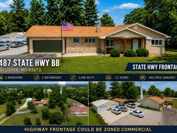 1487 State Highway Bb , Hollister, MO 65672