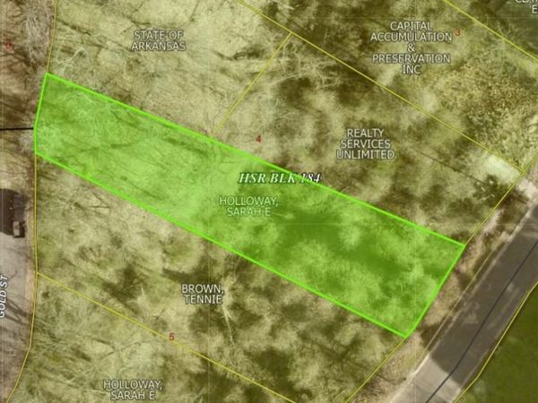 Lot 4 OZARK Street, Hot Springs, AR 71901