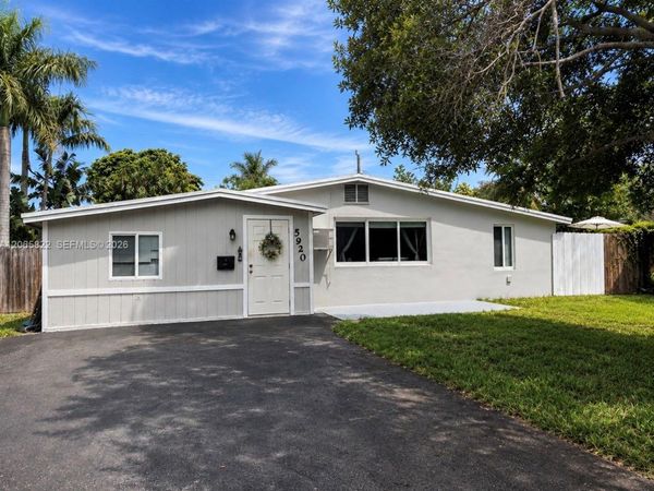 5920 NE 1st Ter , Fort Lauderdale, FL 33334