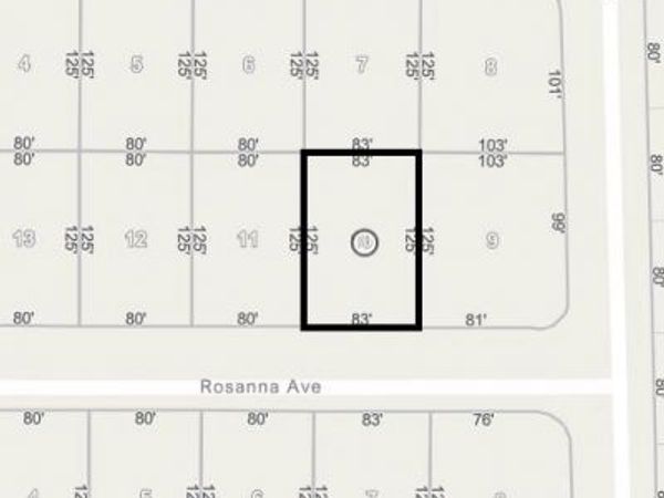 302 Rosanna AVE , LEHIGH ACRES, FL 33972