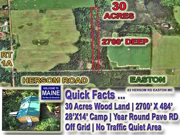 62 Hersom Road , Easton, ME 04740
