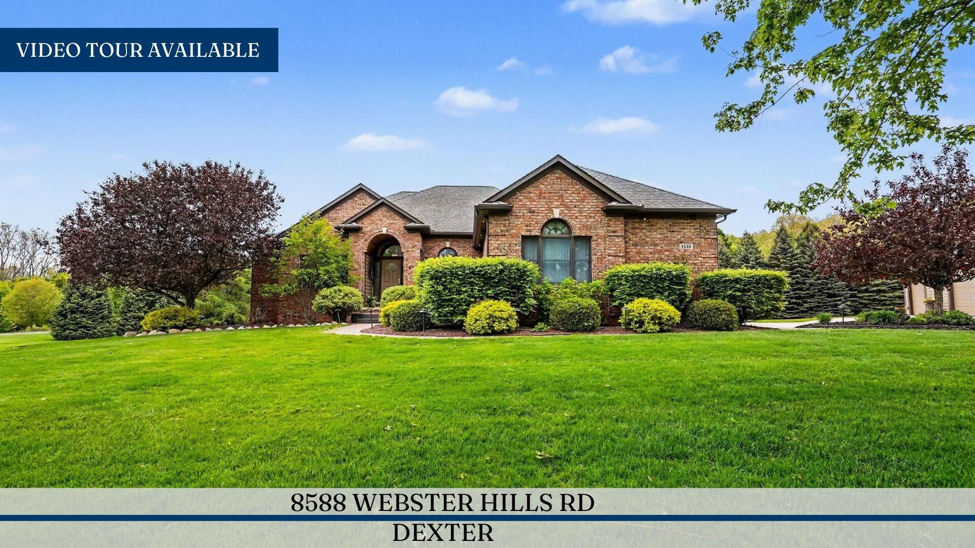 8588 Webster Hills Road, Dexter, MI 48130 Main Photo