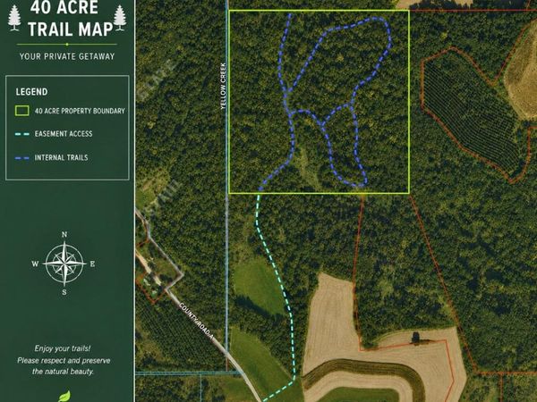 40 Acres County Hwy H, Ridgeway, WI 53582