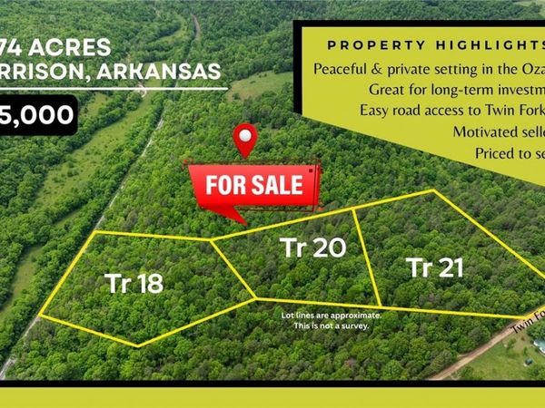 Twin Fork Dr - Tract 18, 20-21, Harrison, AR 72601