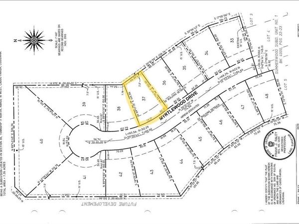 Lot 37 Myrtlewood Drive , Greenwood, LA 71033