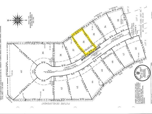 Lot 36 Myrtlewood Drive , Greenwood, LA 71033
