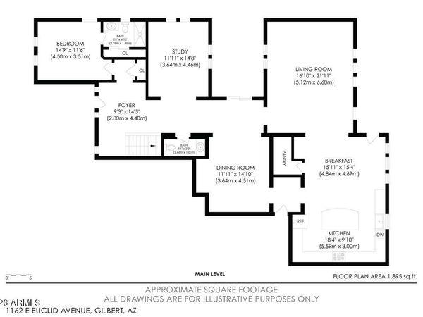 1162 E EUCLID Avenue, Gilbert, AZ 85297