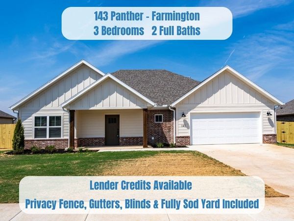 143 N Panther Avenue , Farmington, AR 72730