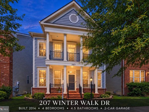 207 WINTER WALK DRIVE, GAITHERSBURG, MD 20878