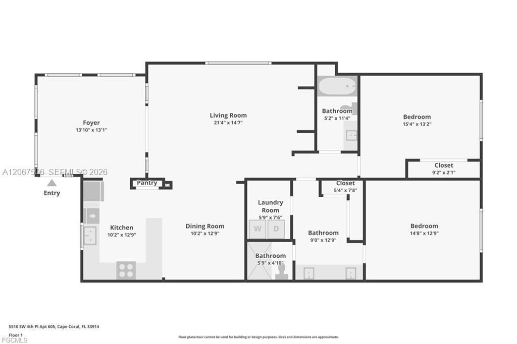 5510 SW 4th Pl , Unit 605, Cape Coral, FL 33914 Photo