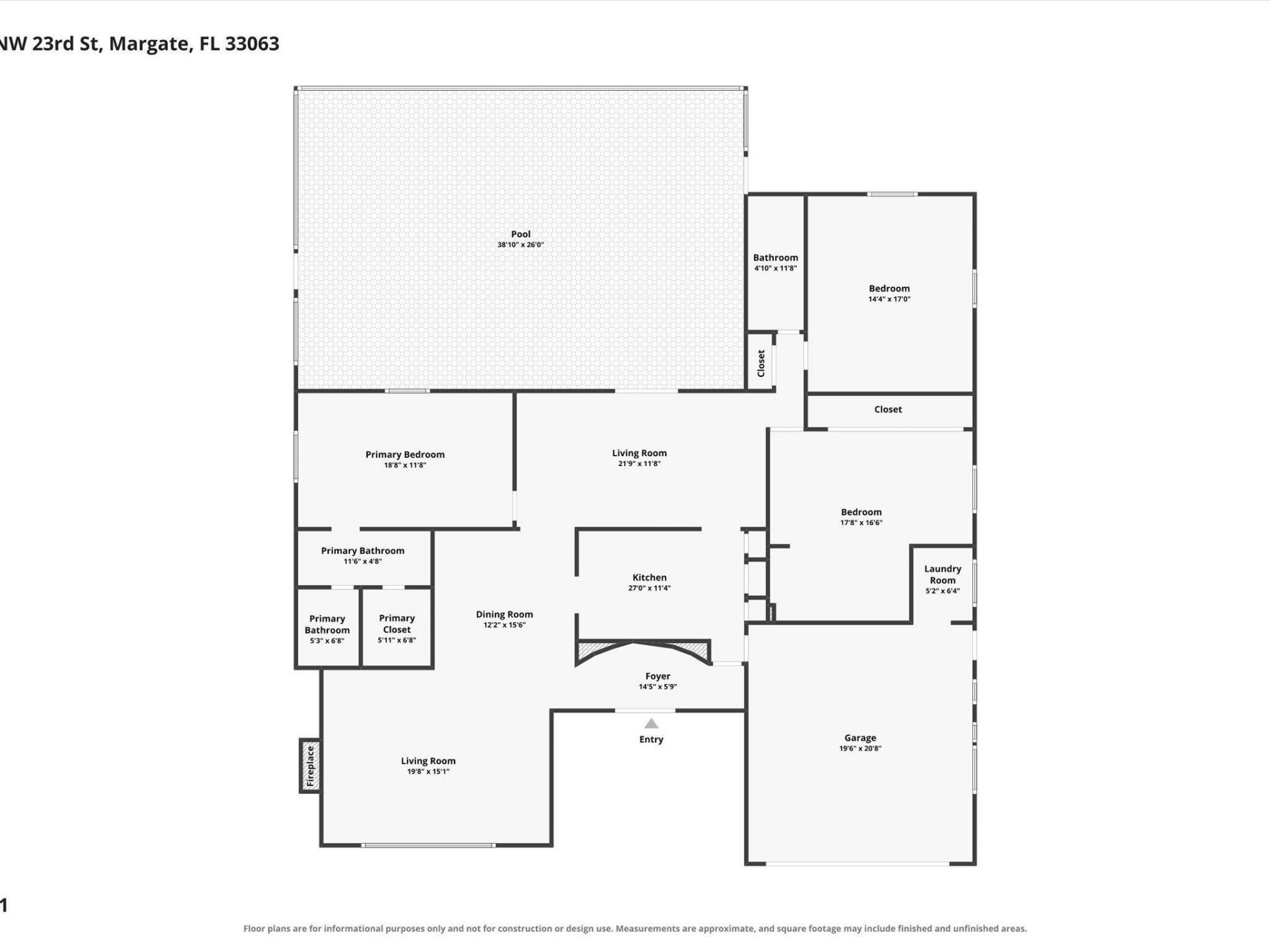 6620 NW 23rd Street, Margate, FL 33063 Photo