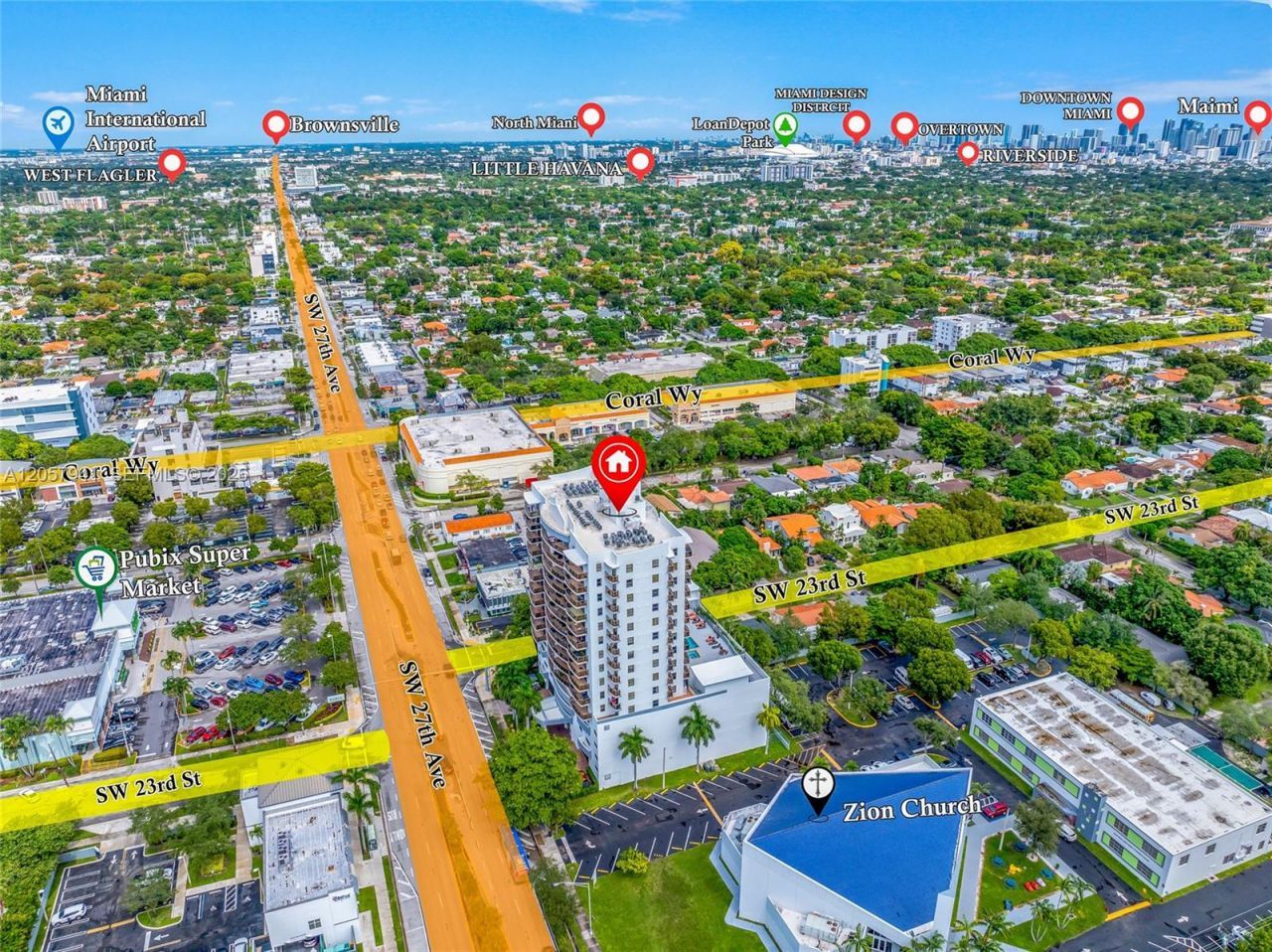 2301 SW 27th Ave , Unit 1102, Miami, FL 33145 Photo