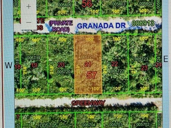 0 GRANADA DRIVE , INDIAN LAKE ESTATES, FL 33855