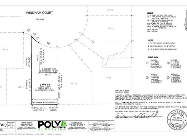 0 Windham Court , Mobile, AL 36608