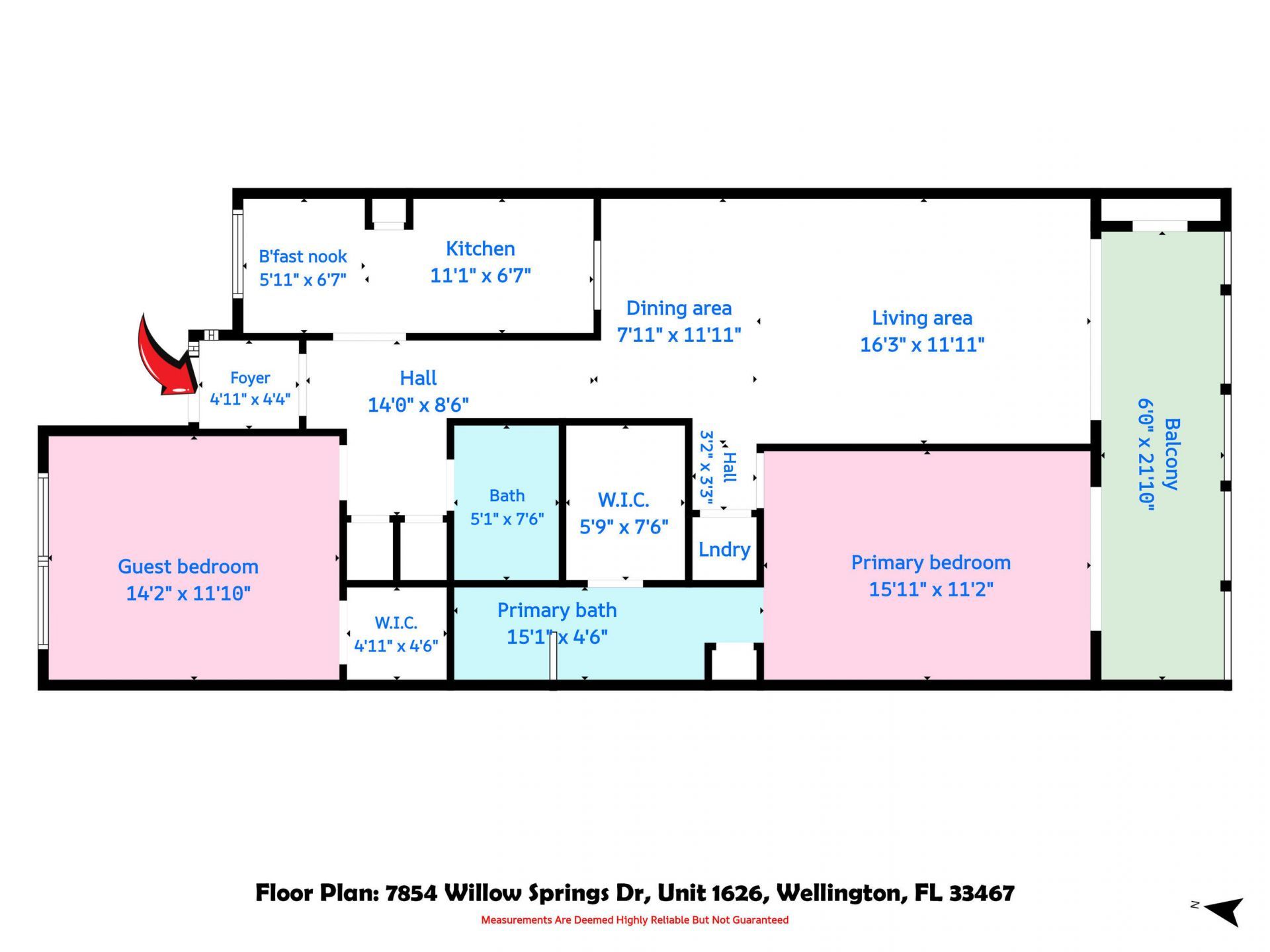 7854 Willow Spring Drive, Unit 1626, Lake Worth, FL 33467 Photo