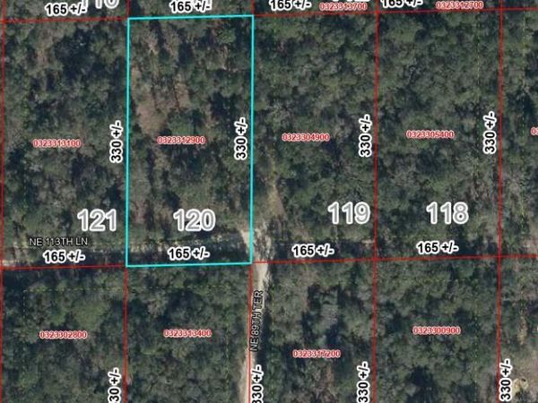 Lot 120 NE 113th Ln, Bronson, FL 32621