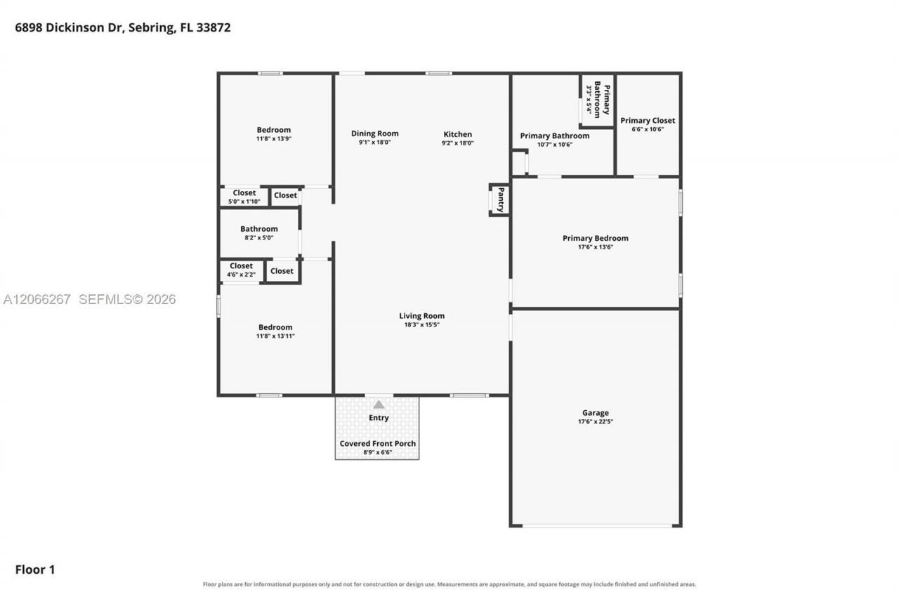 6898 Dickinson Drive, Sebring, FL 33872 Photo